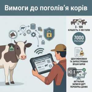 реєстрація корів у ДАР для отримання дотації 7000 гривень