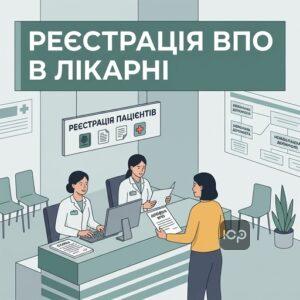 Взяття на облік та медичне обслуговування ВПО за місцем проживання