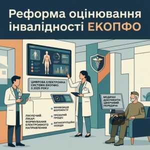 Реформа МСЕК та запровадження системи ЕКОПФО з 2025 року для військових в Україні