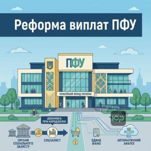 Реформа виплат допомоги при народженні дитини через Пенсійний фонд України