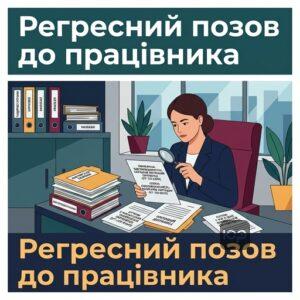 Оформлення регресного позову до працівника за шкоду заподіяну підприємству