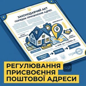 Законодавче регулювання та правила присвоєння поштової адреси нерухомості в Україні.