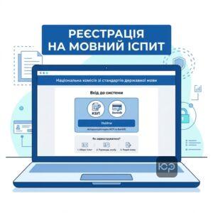 Регистрация на экзамен по украинскому языку через КЭП и BankID
