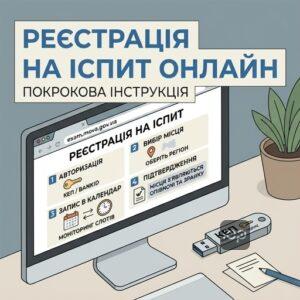 Покрокова реєстрація на іспит на рівень володіння державною мовою через сайт exam mova gov ua