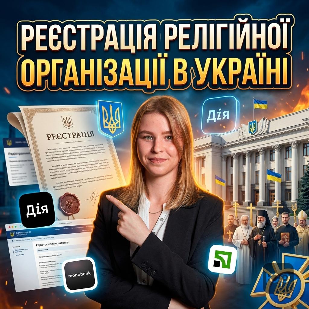 Реєстрація релігійної організації: покрокова інструкція