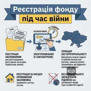 Процедура реєстрації благодійної організації під час воєнного стану