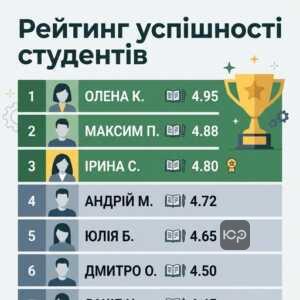 Рейтинг успішності для академічної стипендії