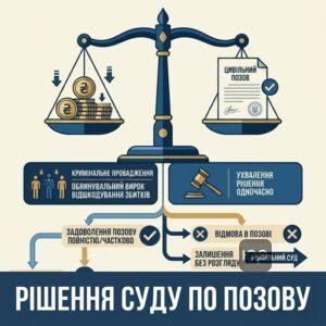 Судебное решение об удовлетворении гражданского иска в уголовном производстве