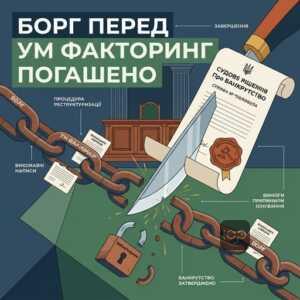 Рішення суду про відмову ТОВ УМ Факторинг у стягненні боргу через банкрутство