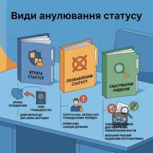 Різниця між втратою та позбавленням статусу біженця в Україні