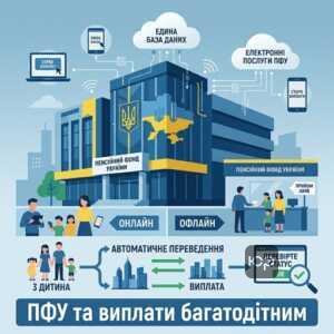 Оформлення виплат на третю дитину ПФУ онлайн та офлайн