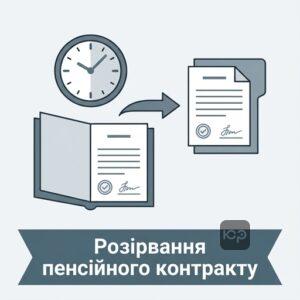 Строк дії та дострокове розірвання пенсійного контракту