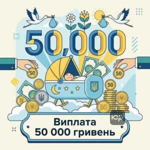 Розмір виплат при народженні дитини 50 000 гривень у 2026 році