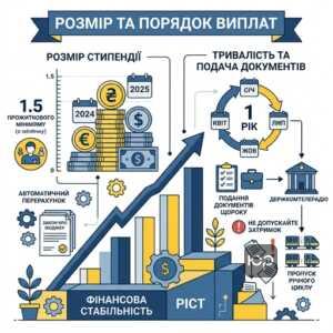 Розмір президентської стипендії для дітей журналістів у 2024-2025 роках