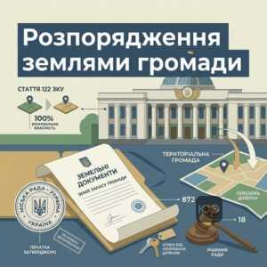 Повноваження органів місцевого самоврядування щодо розпорядження землями запасу громади