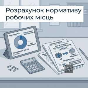 Відмова у працевлаштуванні осіб з інвалідністю та розрахунок нормативу робочих місць