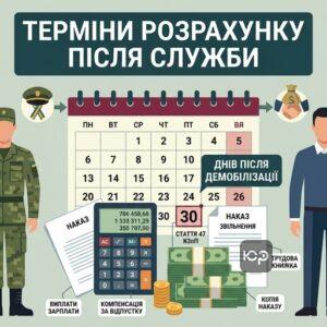 Розрахунок з працівниками після демобілізації ФОП за статтею 47 КЗпП