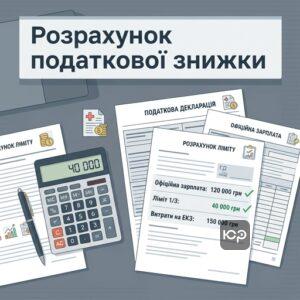Податкова знижка ЕКЗ розрахунок ліміту однієї третини заробітної плати