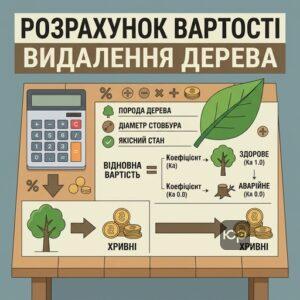 Розрахунок відновної вартості зелених насаджень у населених пунктах України