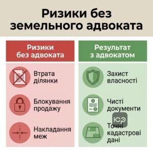 Ризики втрати землі без допомоги адвоката по земельним питанням в Києві