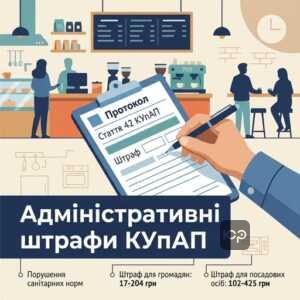 штраф за нарушение санитарных правил статья 42 КоАП