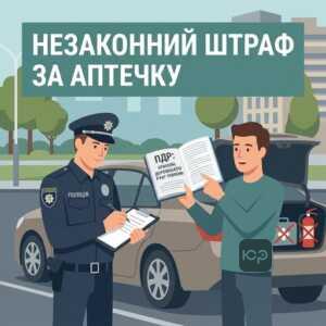 Штраф за отсутствие аптечки и огнетушителя в машине незаконен