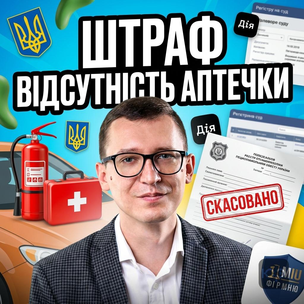 Штраф за отсутствие аптечки и огнетушителя: как защитить свои права
