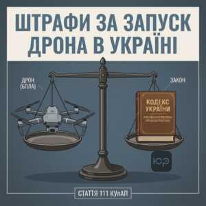 Відповідальність та штрафи за незаконне використання дронів в Україні під час війни