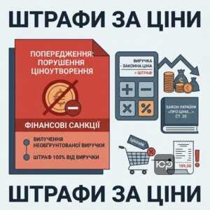 Штрафи за порушення законодавства про ціни та ціноутворення