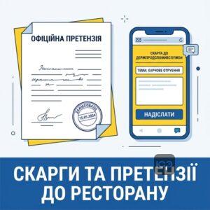 Процес подання скарги на ресторан за отруєння до Держпродспоживслужби
