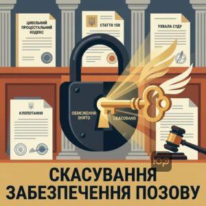 Порядок та підстави скасування забезпечення позову в цивільному процесі