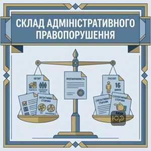 Склад адміністративного правопорушення та його основні ознаки