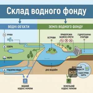 Склад та правовий режим водного фонду України