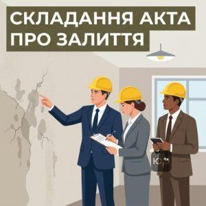 Як правильно зафіксувати факт залиття квартири для суду
