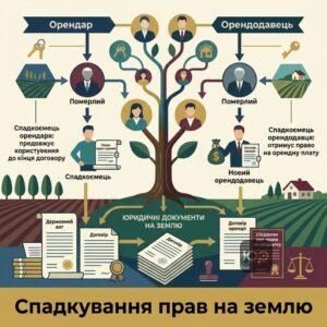 Оформлення спадщини на право оренди земельної ділянки.