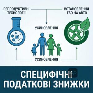 Податкова знижка на репродуктивні технології усиновлення та встановлення ГБО на авто