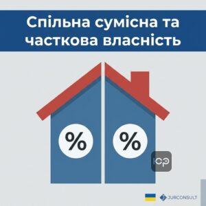 Схематичне зображення часток нерухомості при відчуженні частки майна