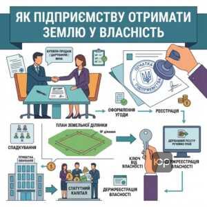 Способи оформлення права власності на землю для підприємств в Україні