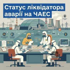 Умови отримання статусу учасника ліквідації аварії на Чорнобильській АЕС