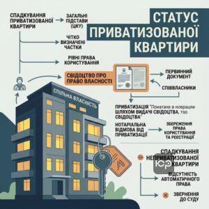 Оформлення та спадкування приватизованої квартири у спільній власності