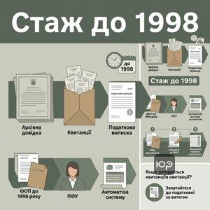 Підтвердження стажу ФОП до 1998 року перевірка архівних довідок та податкових виписок