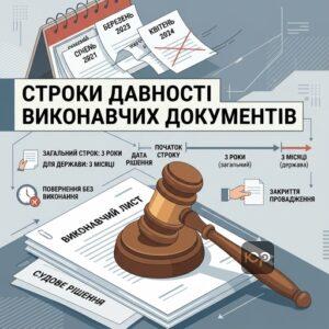 Припинення виконавчого провадження у зв'язку із закінченням строків давності пред'явлення документів.