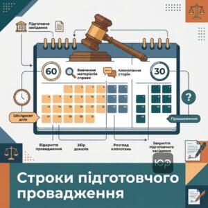 Строки та порядок проведення підготовчого провадження у цивільному процесі