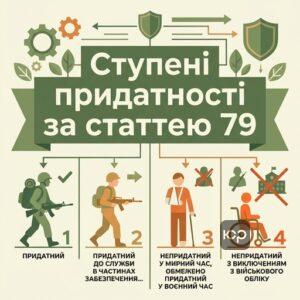 Степени годности к военной службе по статье 79 расписания болезней
