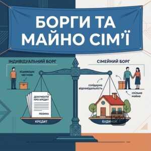 Стягнення на майно подружжя залежно від виду боргу