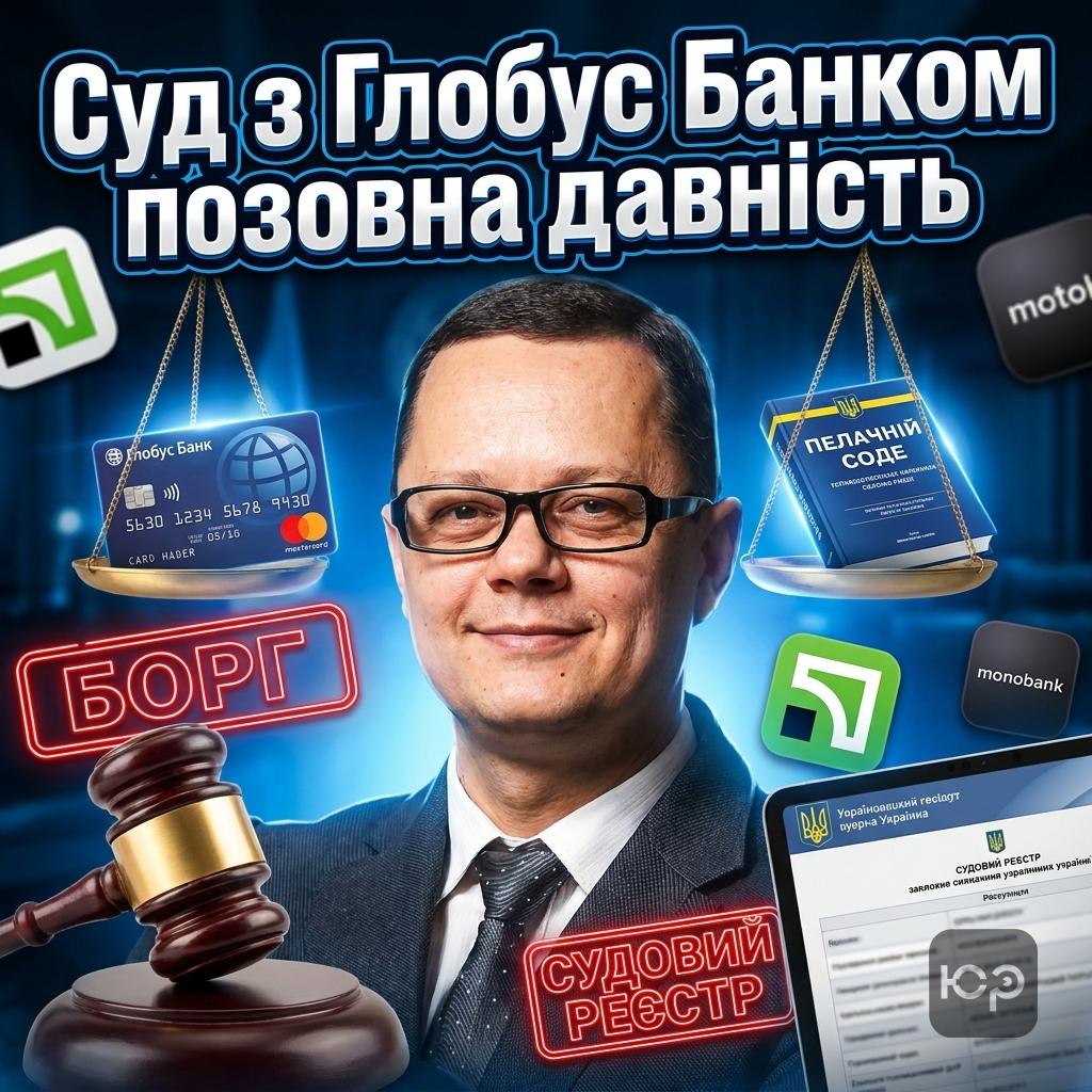Глобус Банк подав до суду: як захиститися та застосувати позовну давність