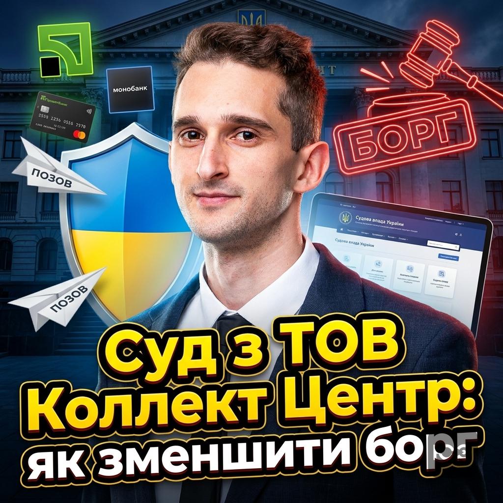 Як виграти суд з ТОВ Коллект Центр: поради адвоката