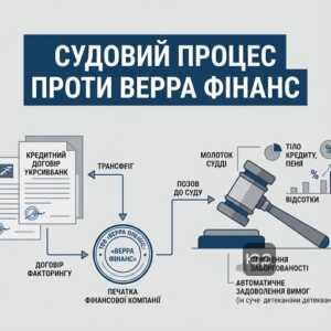 Суд з Верра Фінанс щодо стягнення кредитного боргу Укрсиббанку