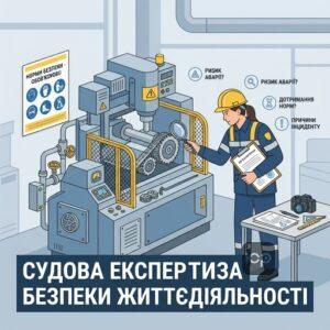 Проведення судової експертизи безпеки життєдіяльності та охорони праці атестованим експертом