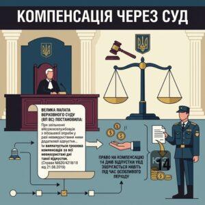 Судова практика щодо компенсації відпустки УБД 14 днів.